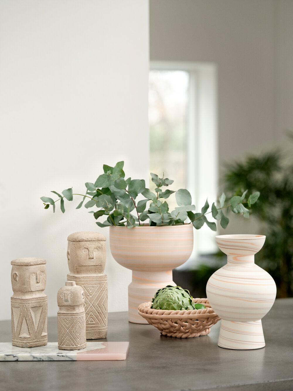 Marmor bakke - 30x15 cm.